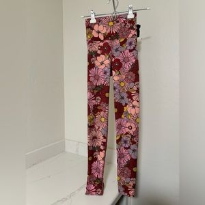 Beach Riot Anthropologie Floral Leggings